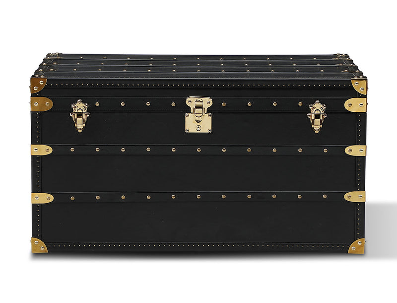 Leather Trunk Coffee Table Homeabout