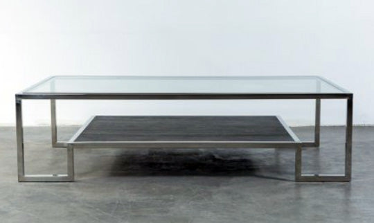 TETRIS COFFEETABLE WITH STAINLESS STEEL BASE