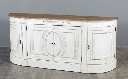 Rivages French Provincial Sideboard 2110mm White